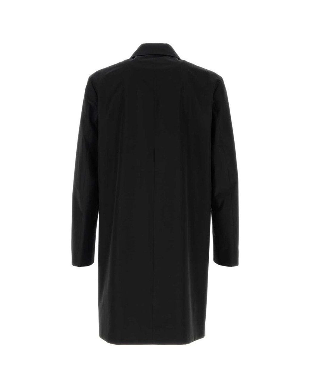 Gucci Black Regular Overcoat for men