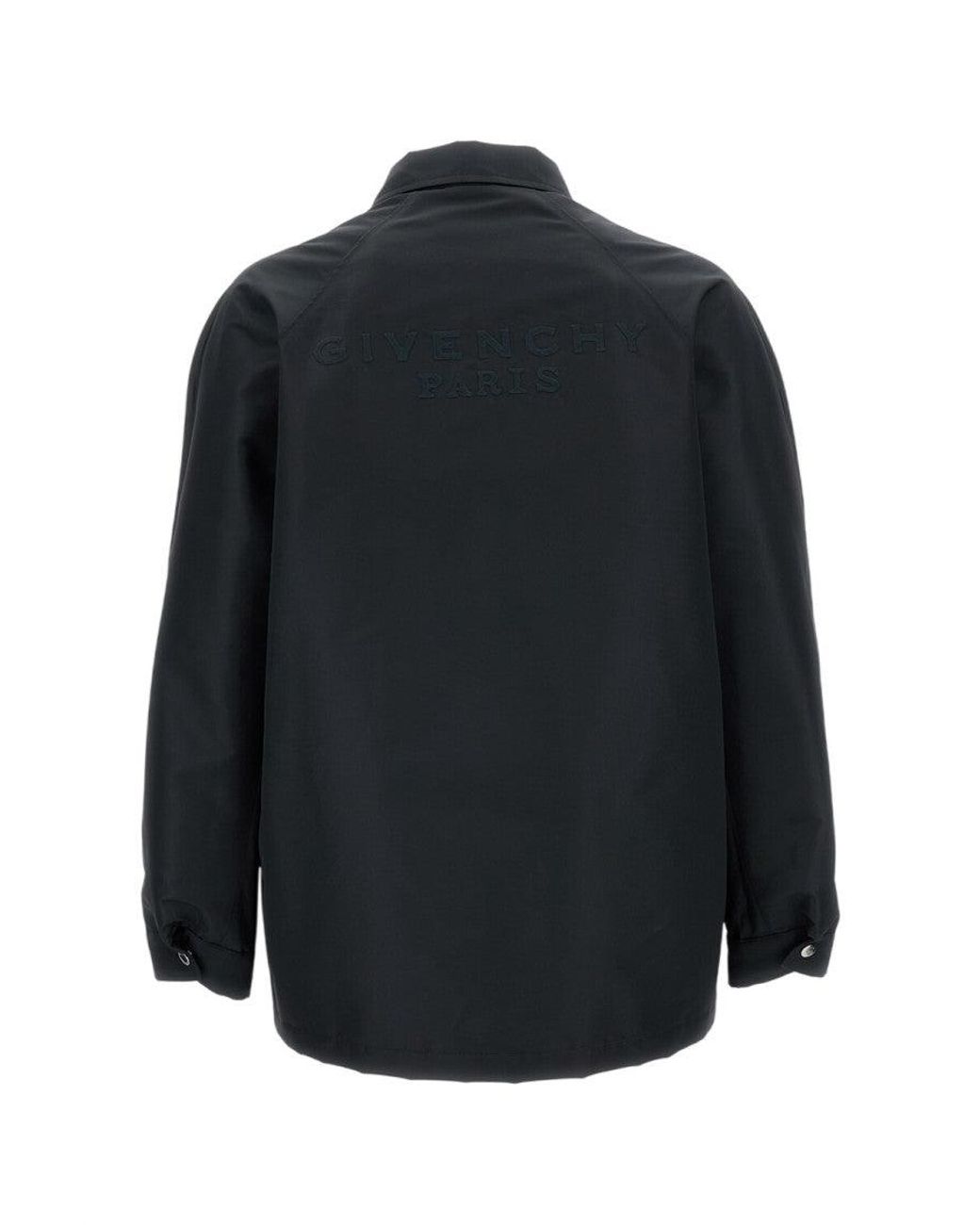Givenchy Black Shirt Collar Jacket for men