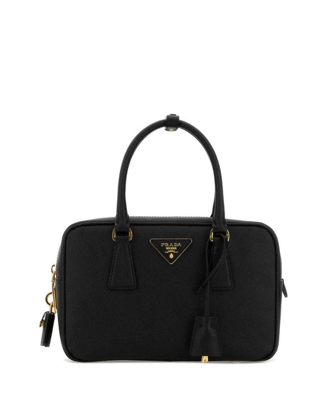 Prada Black Logo Mini Satchel