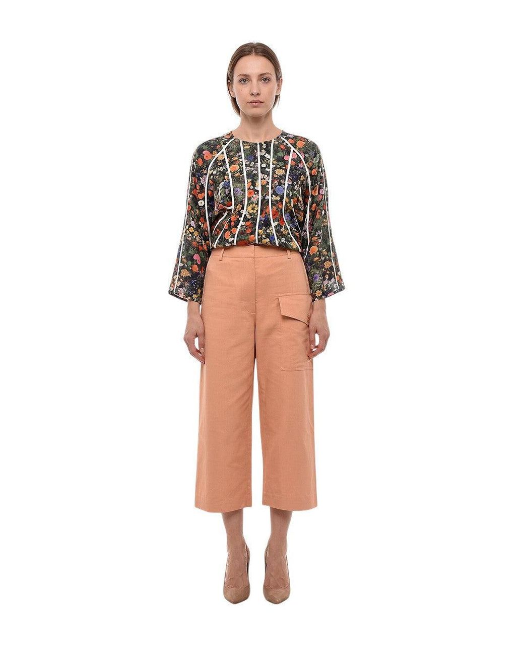 Stella McCartney Pink Straight Cargos Pants