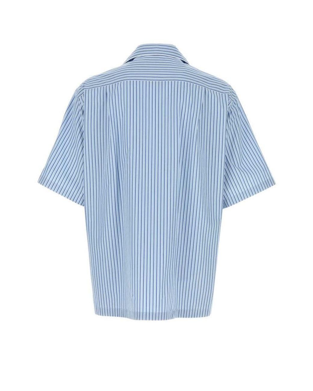 Dolce & Gabbana Blue Stripes Shirt for men