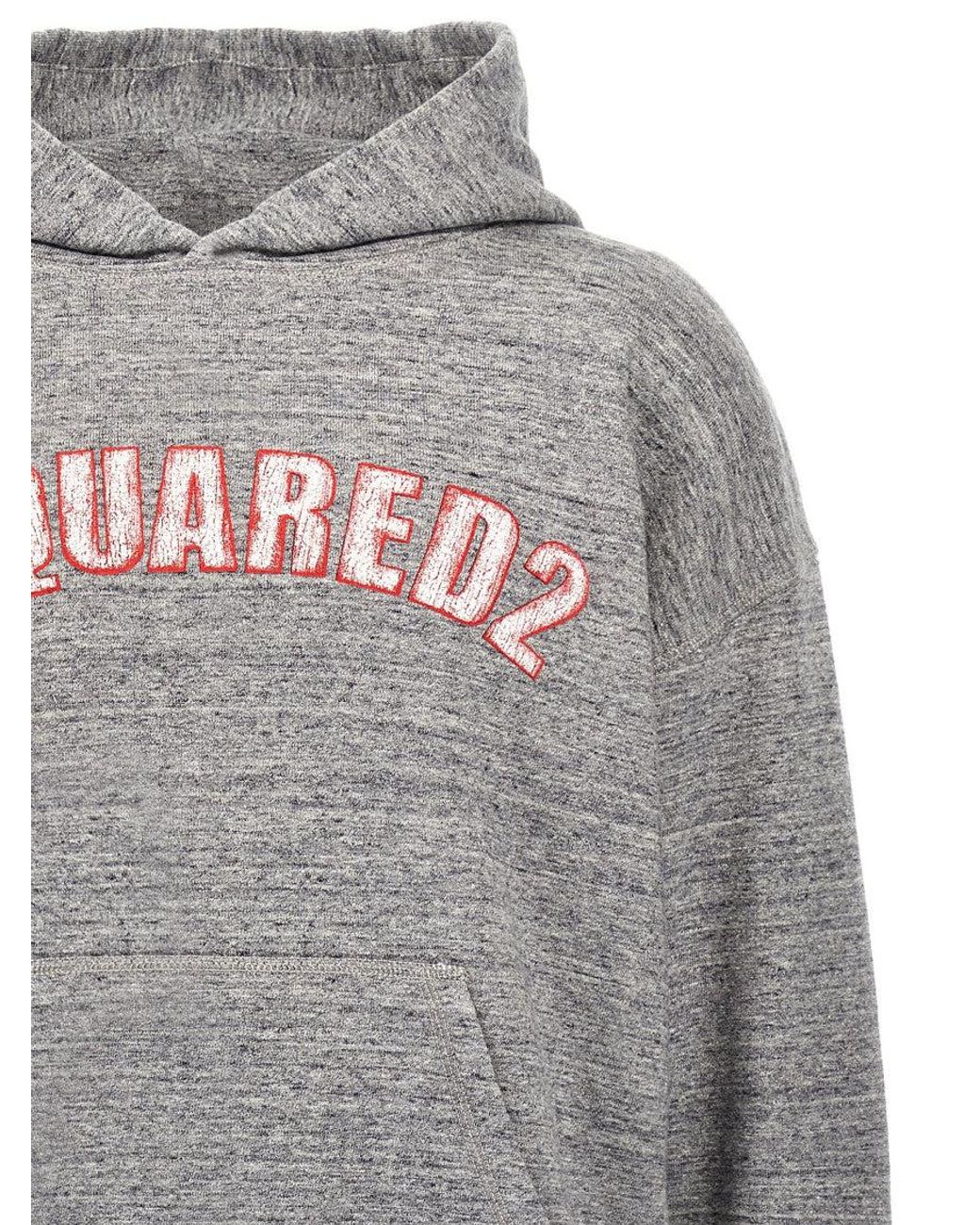 DSquared² Gray 'Nyc Fit' Hoodie for men