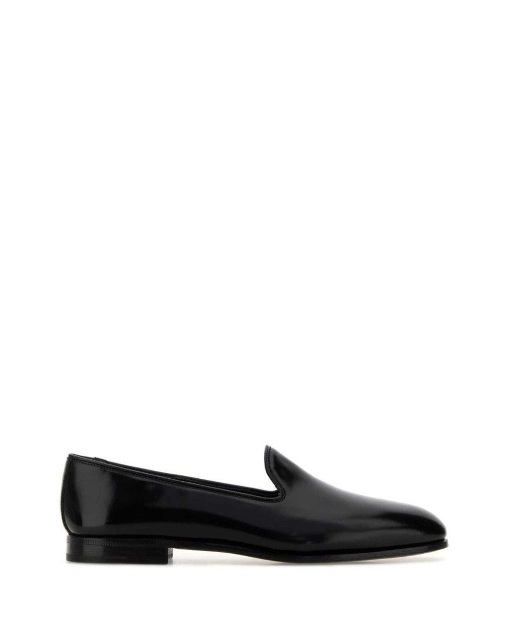 Church's Black Leather Loafers