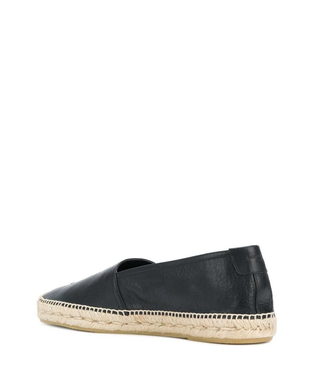 Saint Laurent Blue Leather Espadrilles for men