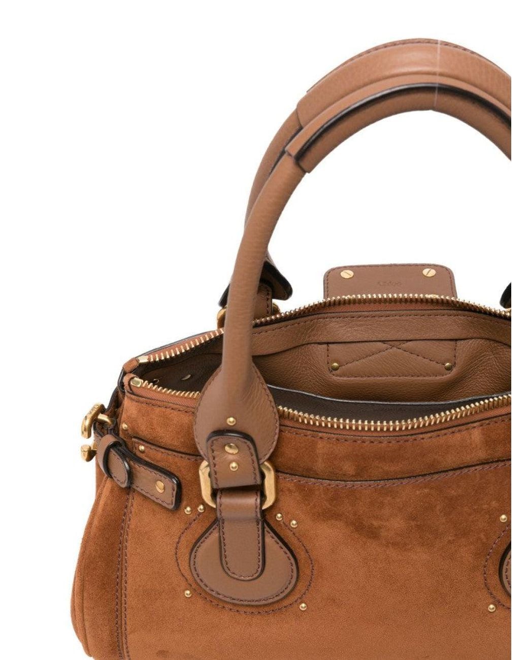 Chloé Brown Paddington Large Shoulder Bag