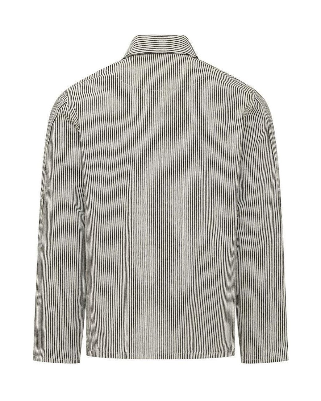 Givenchy Gray Stripes Regular Jacket for men