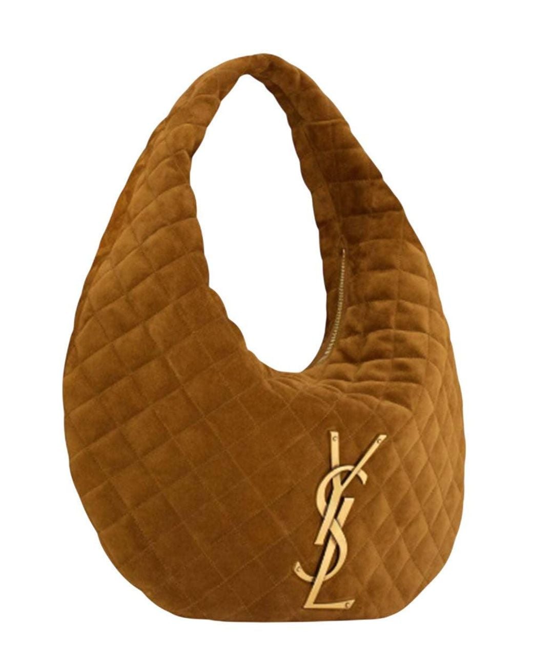 Saint Laurent Brown Icare Large Hobo