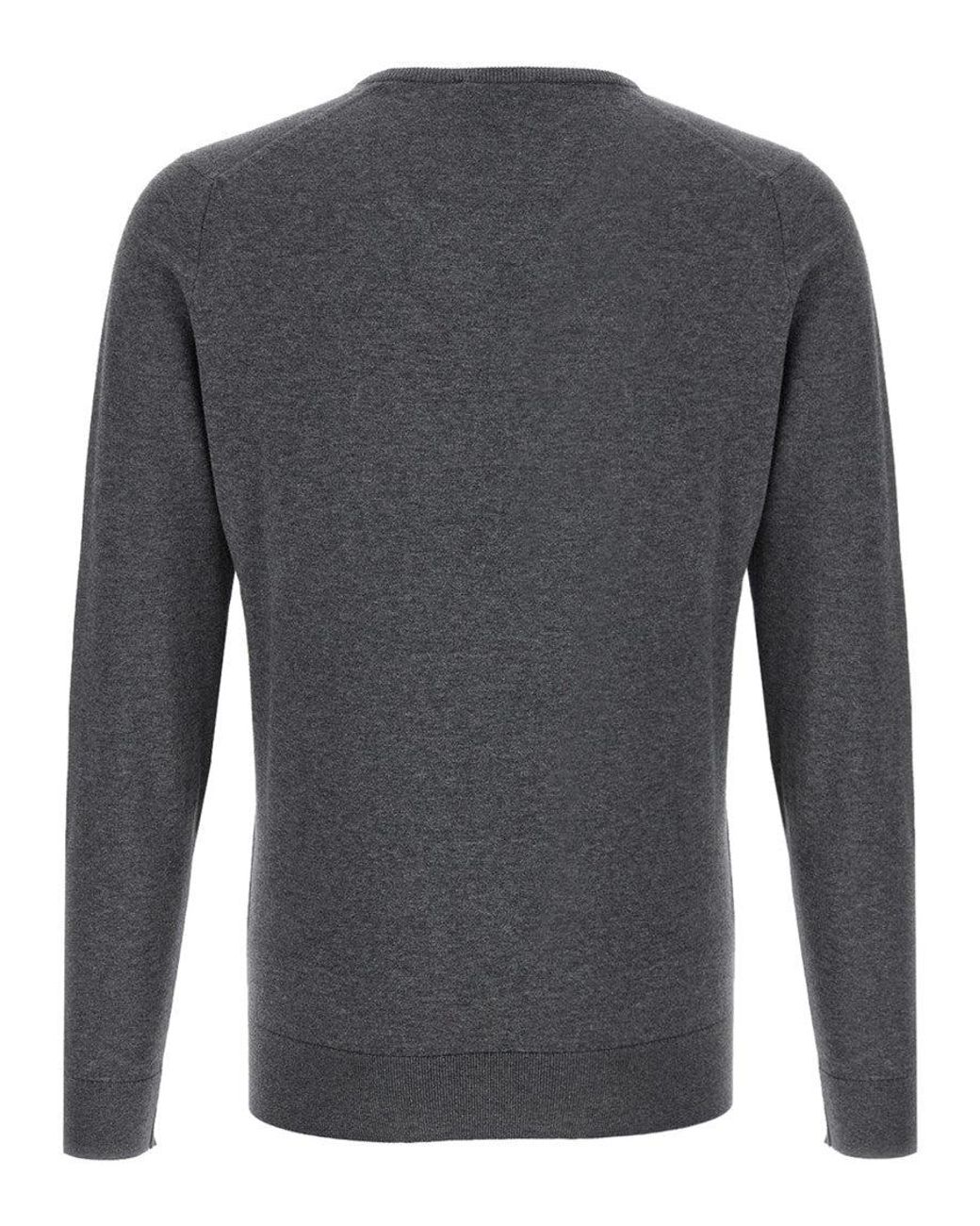 John Smedley Gray Hatfield Sweater for men