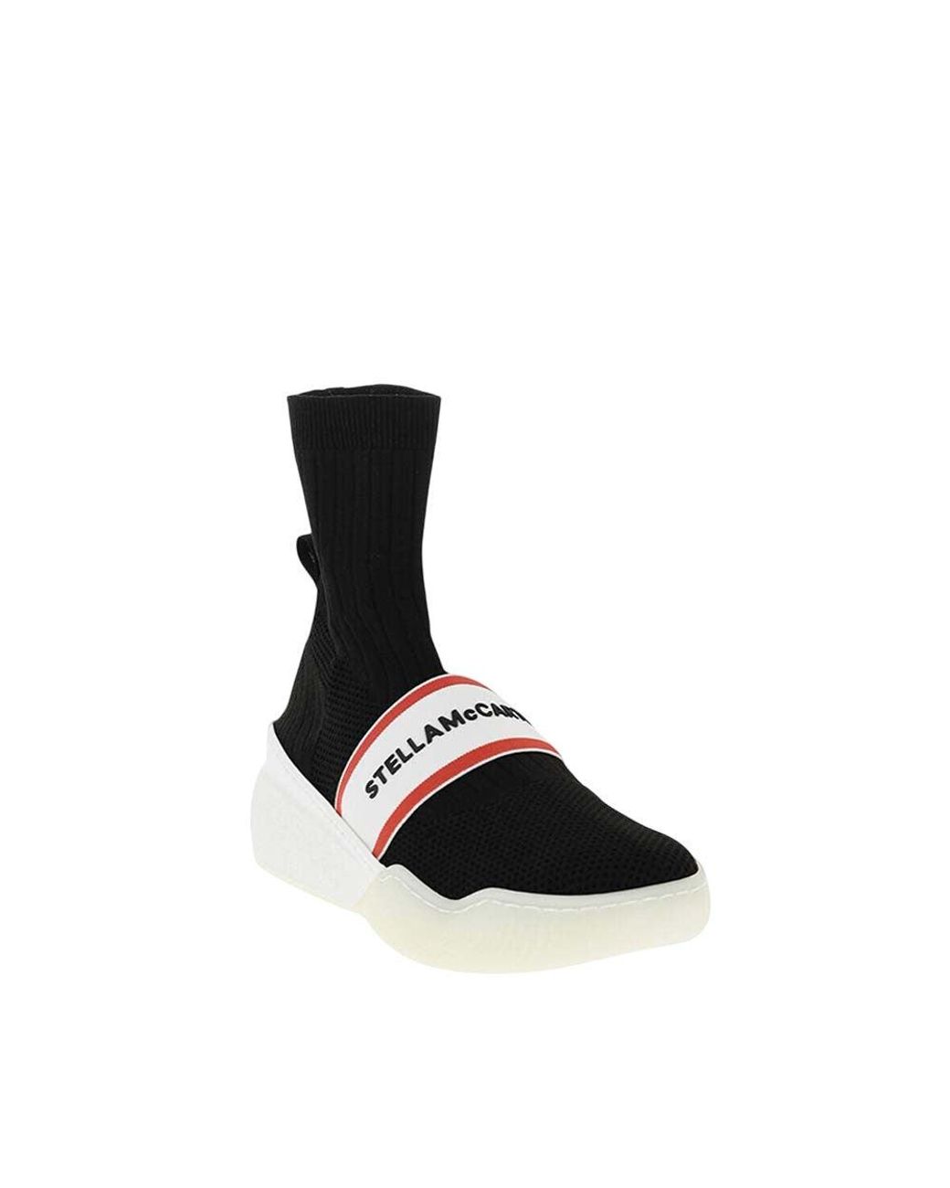 Stella McCartney Black Logo Sneakers