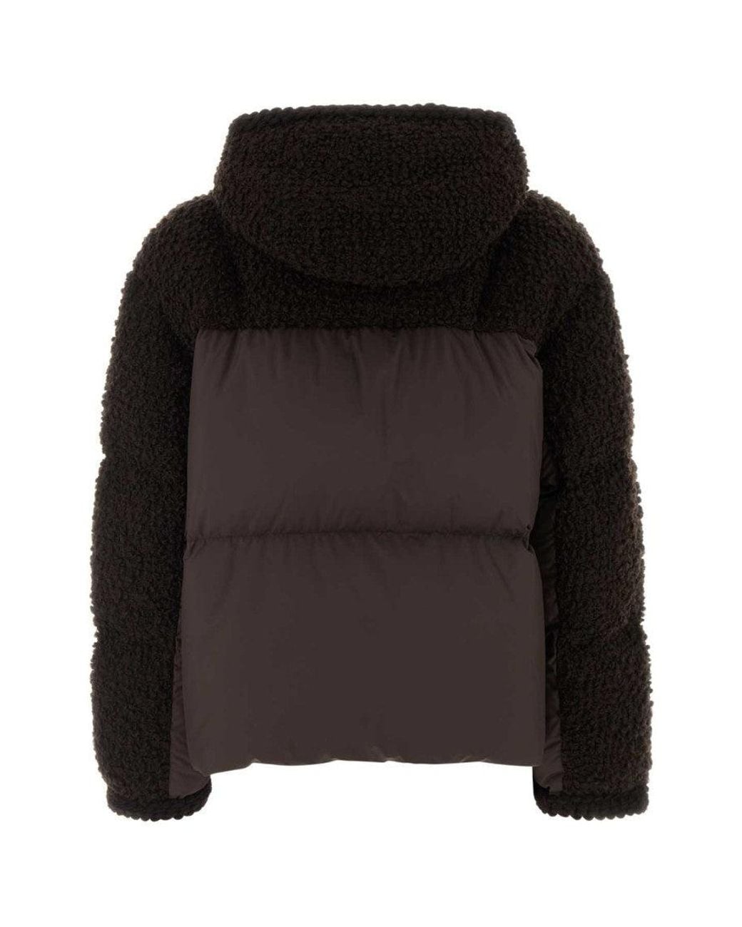 Moncler Black Dark Textured Hood Jacket