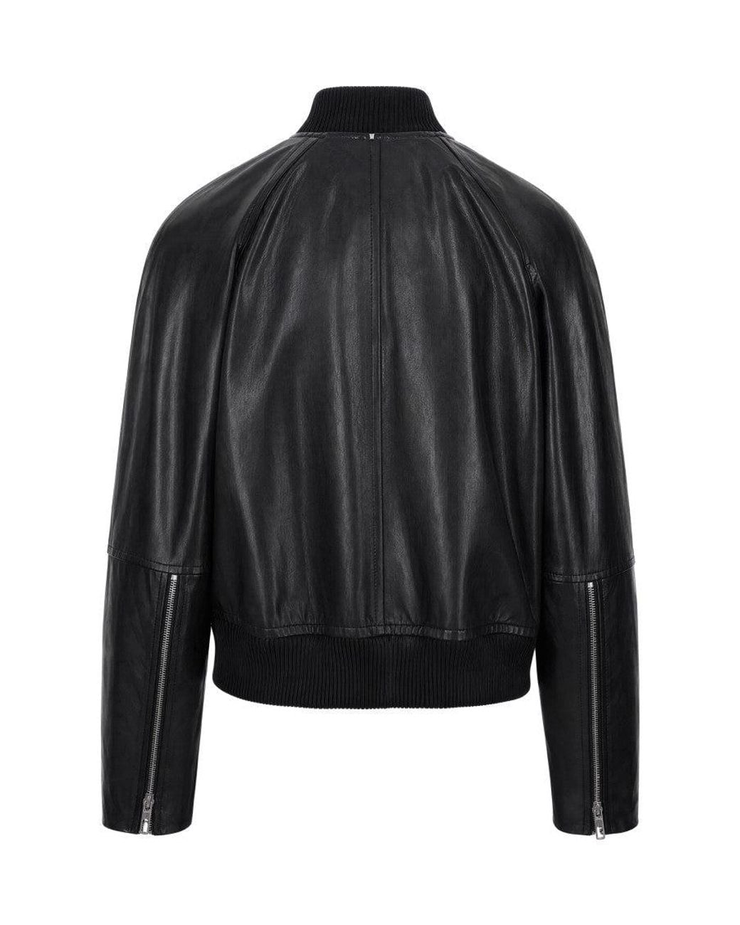 Sportmax Black Solid Mandarin Collar Jacket