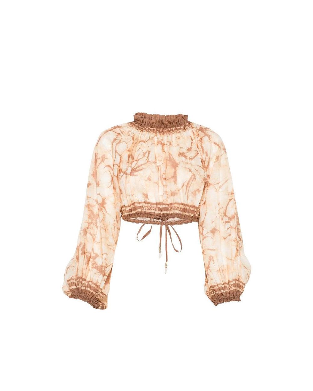 Zimmermann Natural Turtle Neck Top