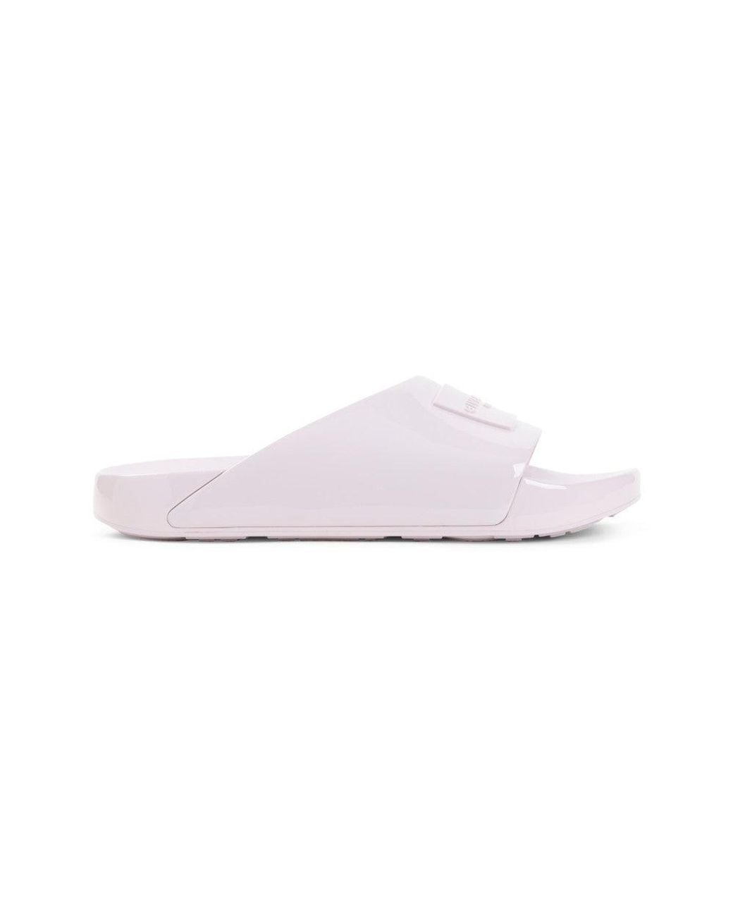 Givenchy Purple Light Open Toe Slides