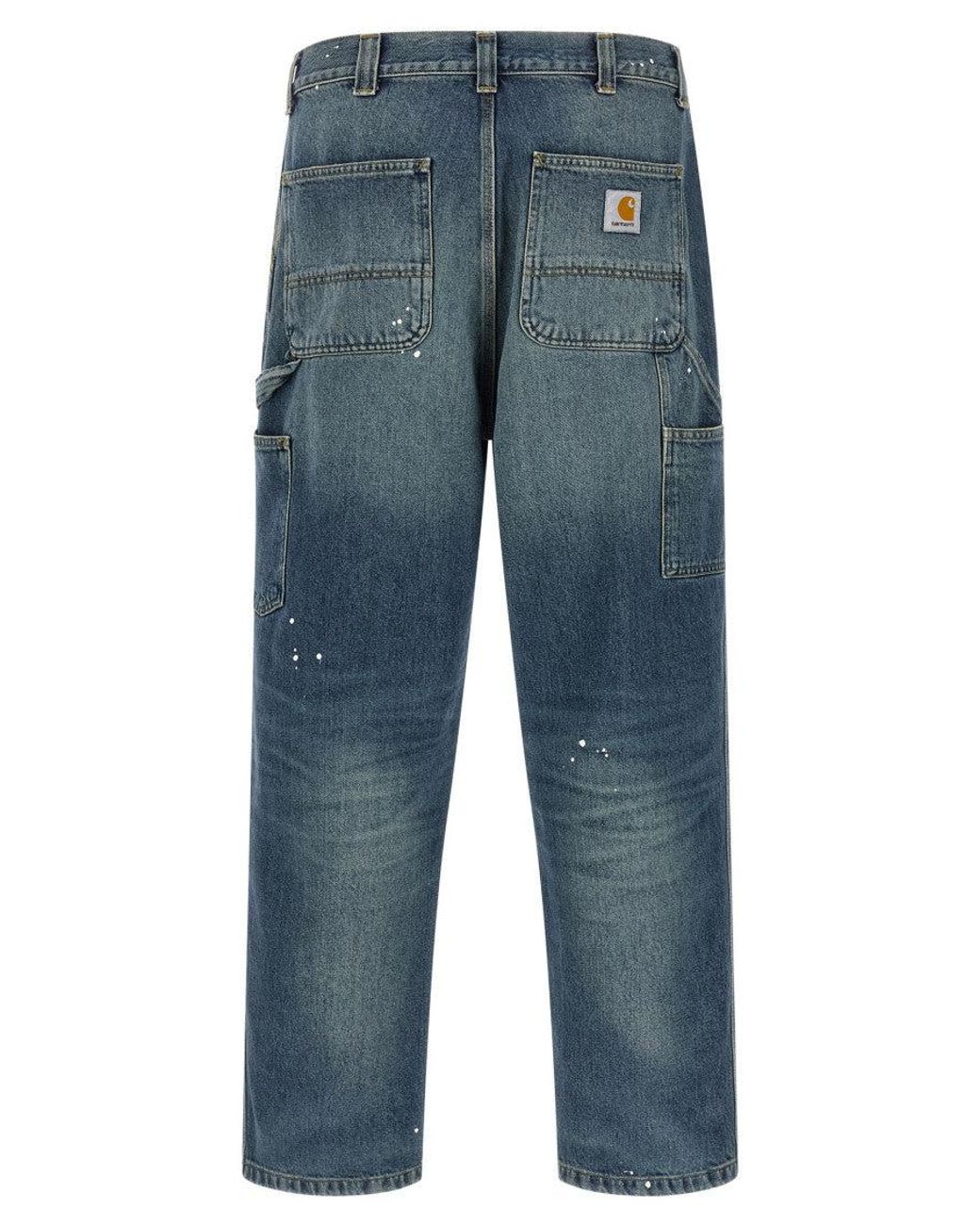 Carhartt Blue Mid Rise Jeans for men