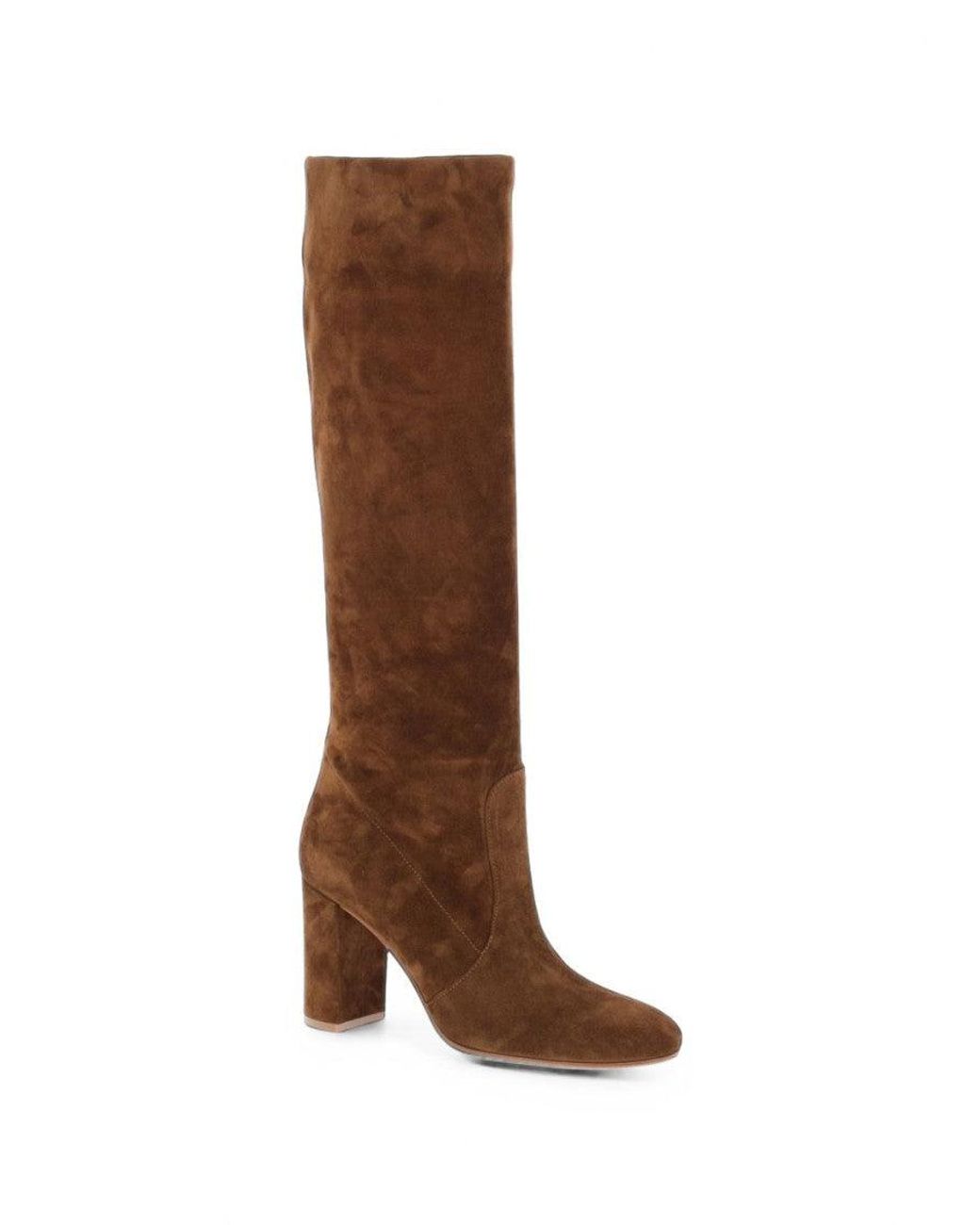 Gianvito Rossi Brown Glen Suede Leather Boots