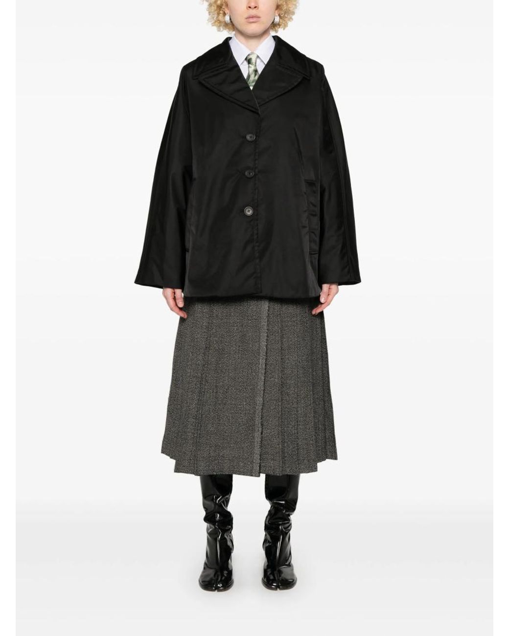 Marni Black Twill Coat