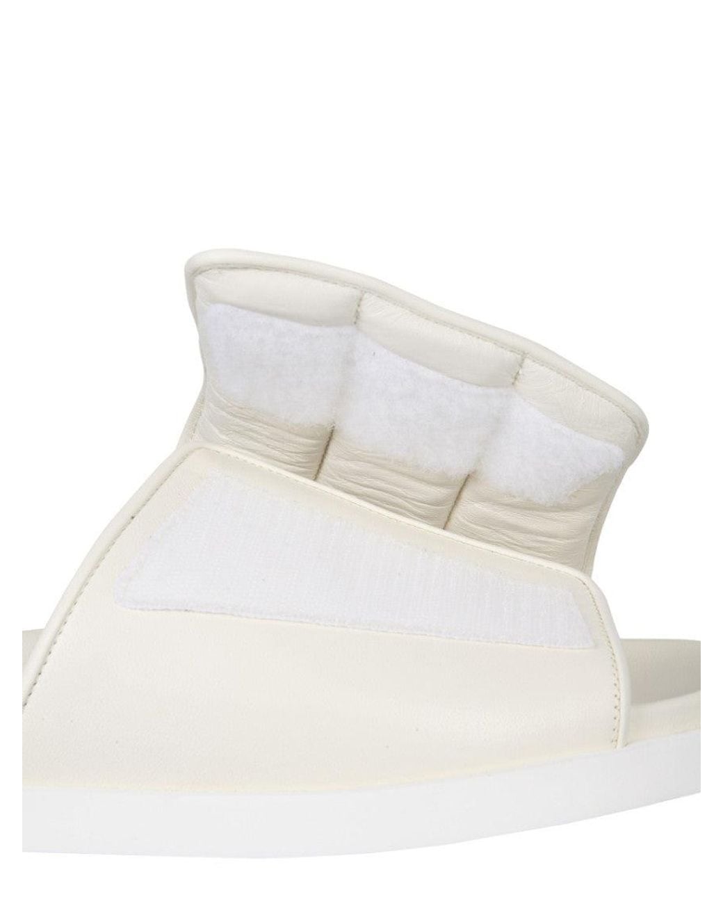 Gia Borghini White Gia 3 Puffy Sandals for men
