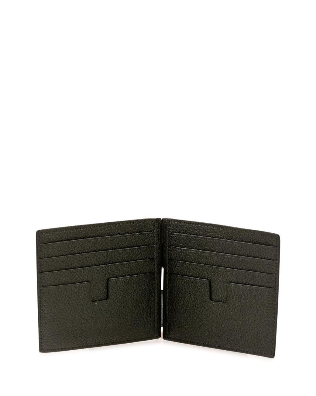Tom Ford Black Textured Wallet for men