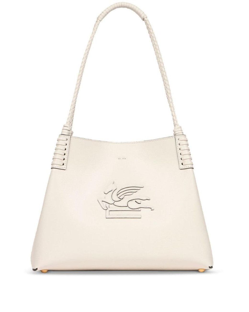 Etro White Off Libra Tote