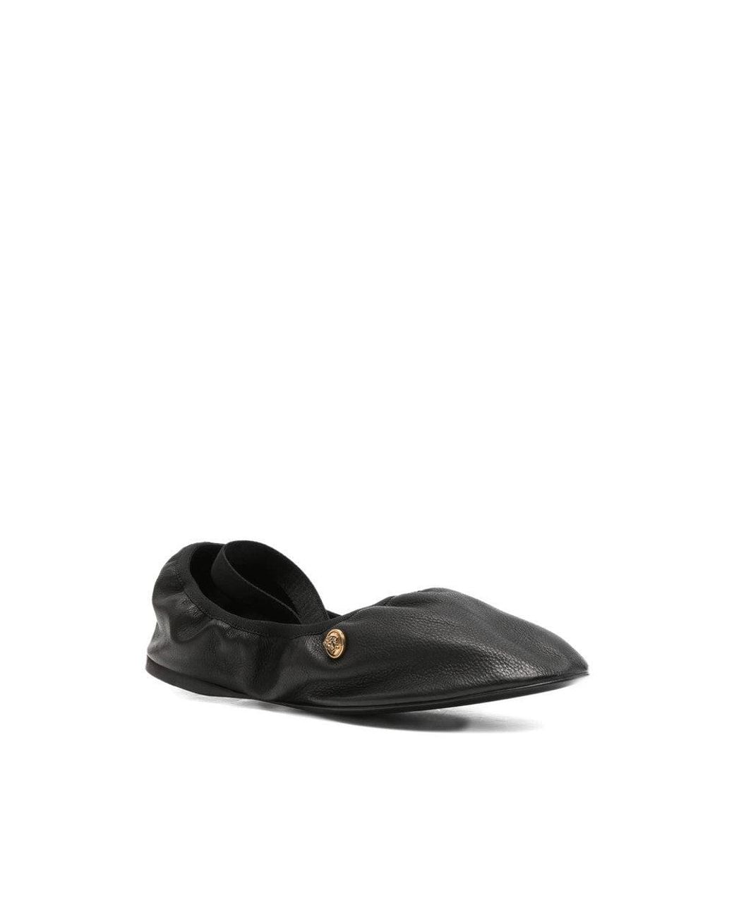 Versace Black Medusa Ballet Flat