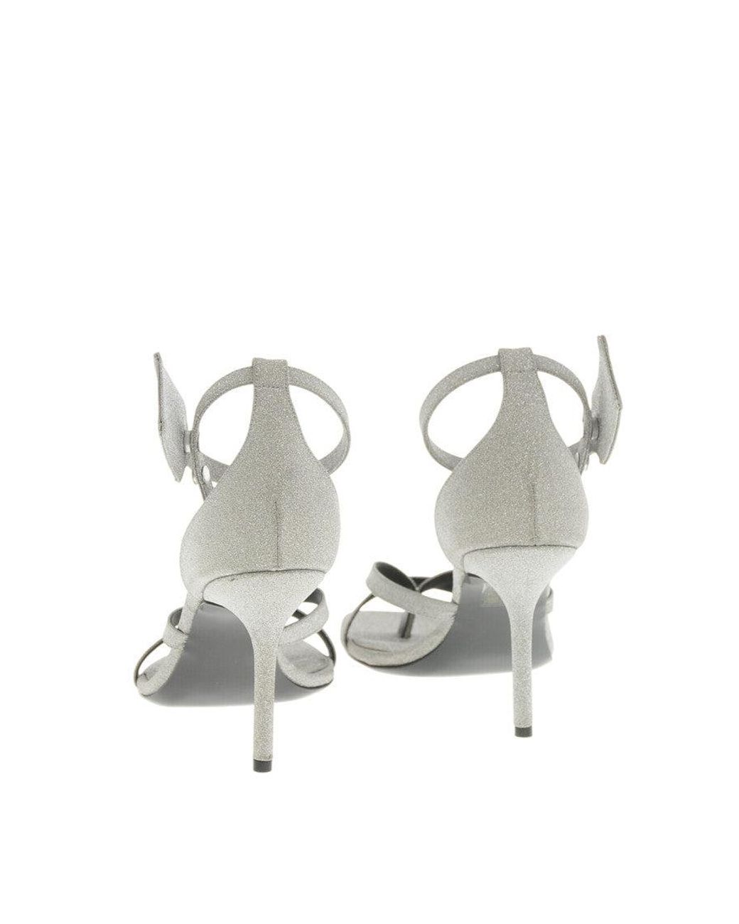 Off-White c/o Virgil Abloh Metallic Embellished Heels