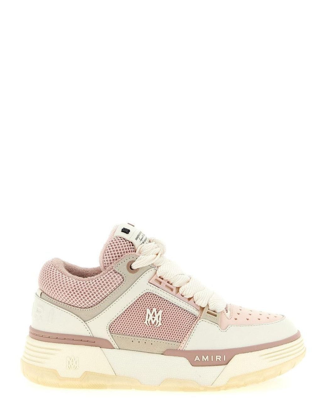 Amiri Pink Ma-1 Logo Sneakers