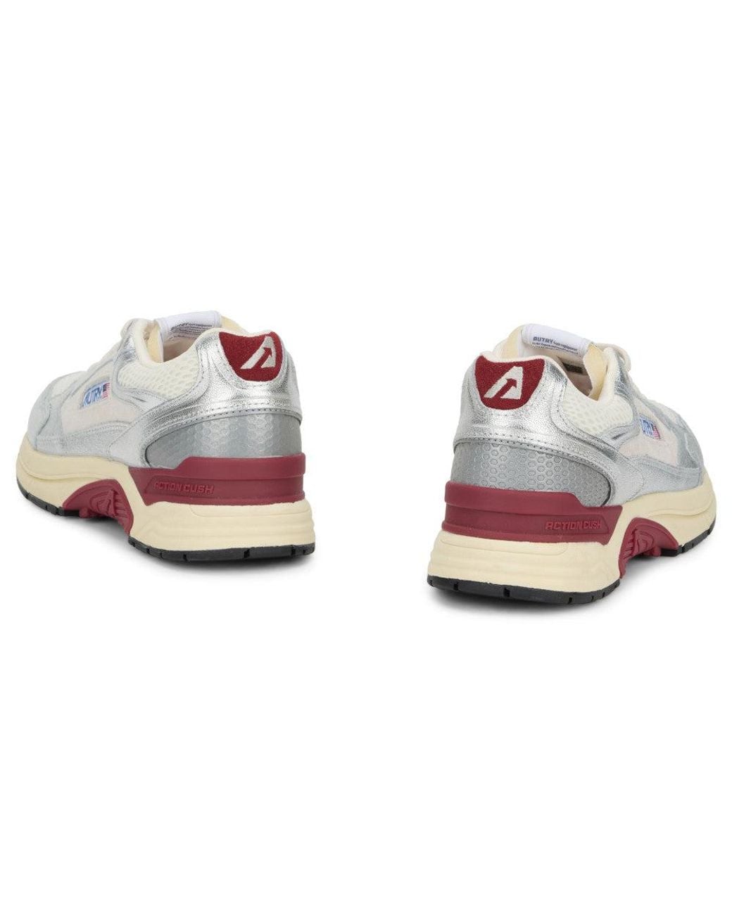 Autry White Sneakers With Colorful Details