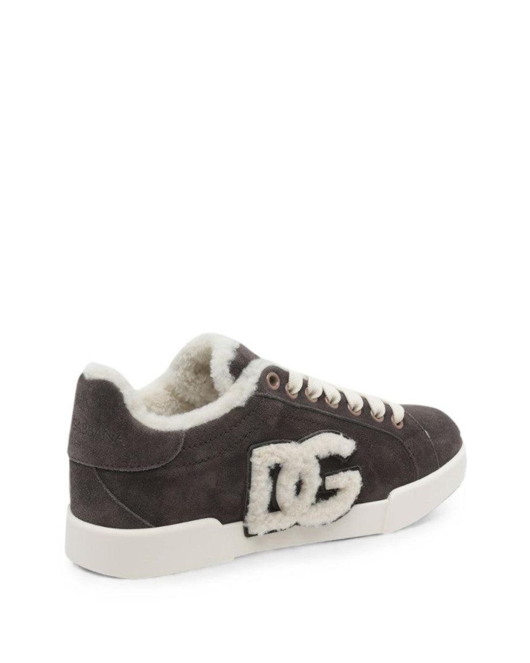 Dolce & Gabbana White Logo Sneakers