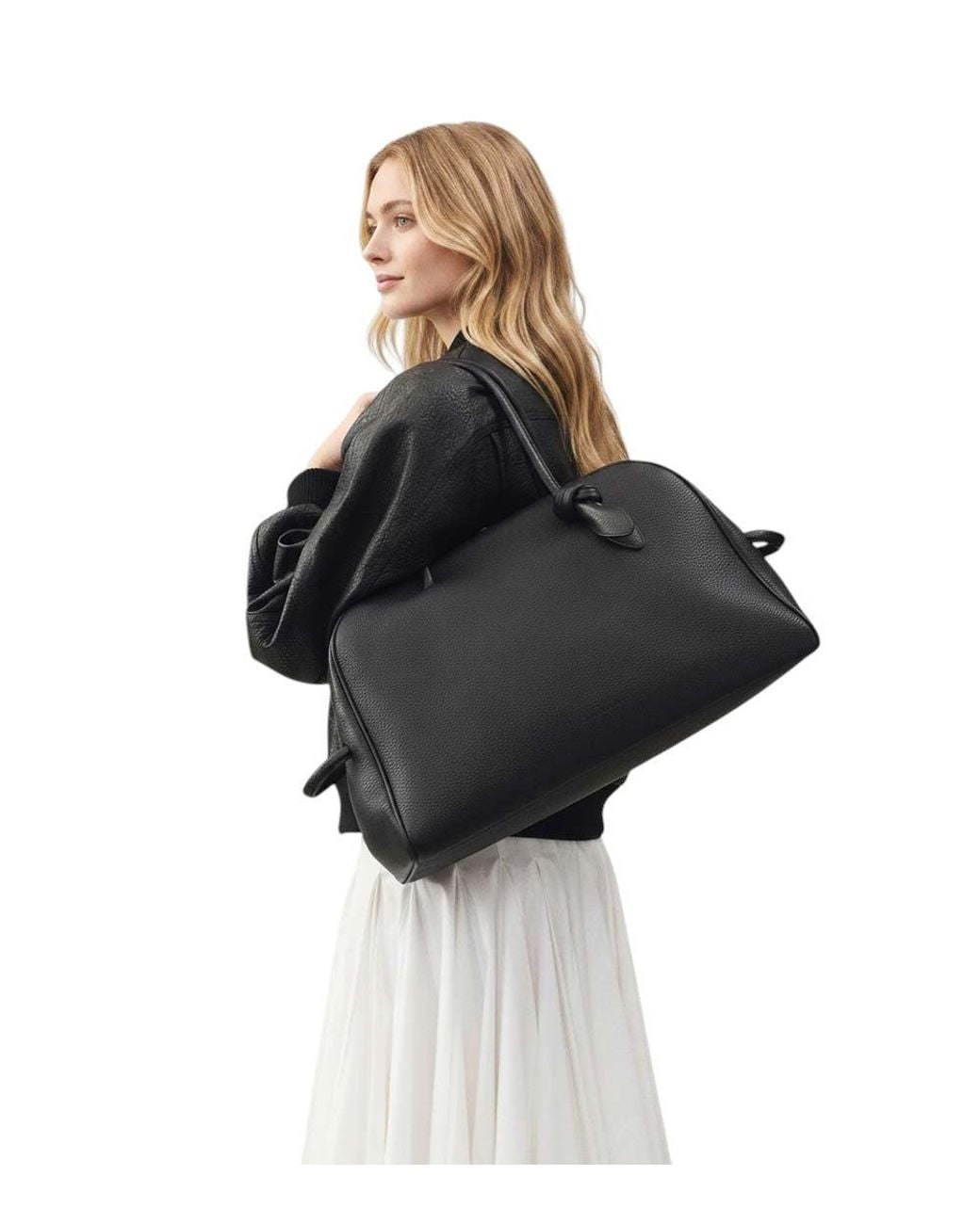 Jacquemus Black Turismo Large Duffle Bag