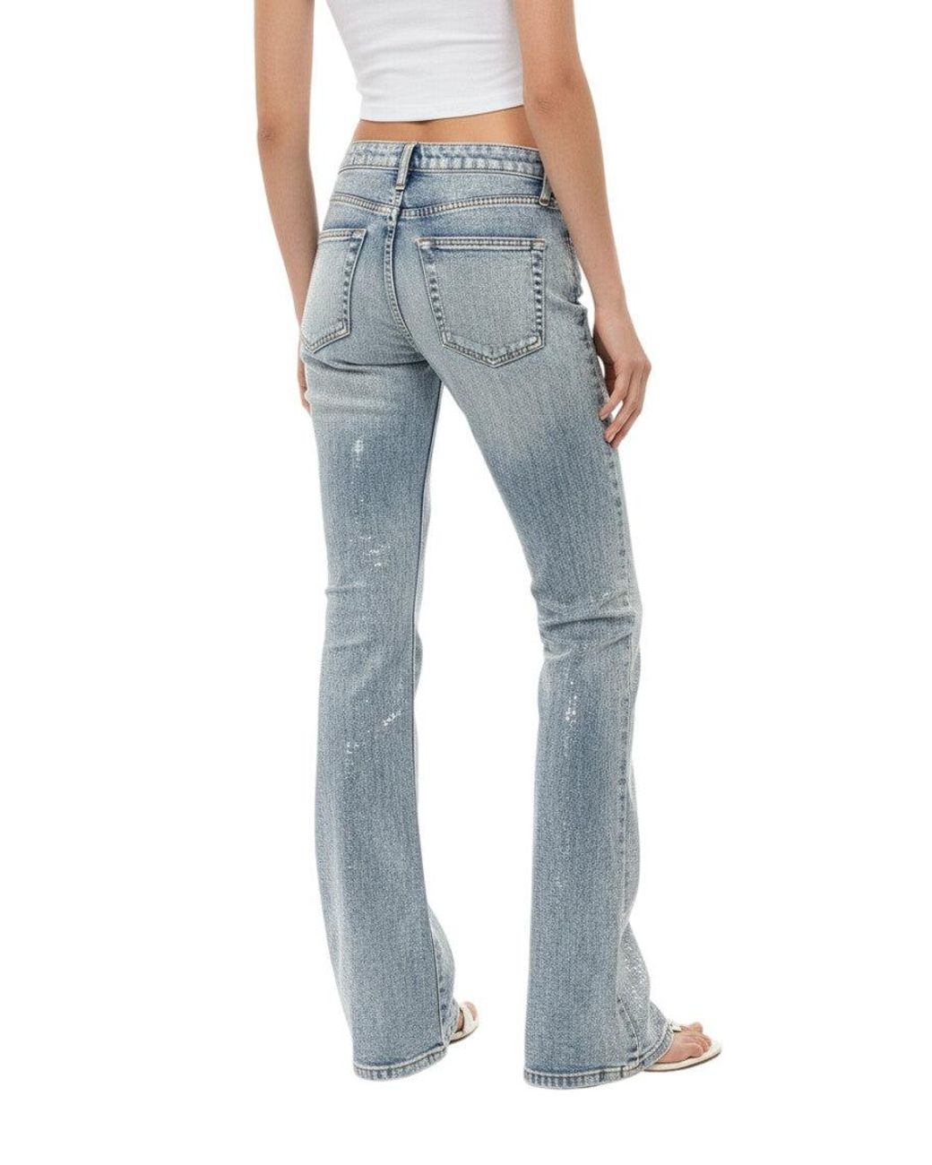DIESEL Blue Low Rise Jeans