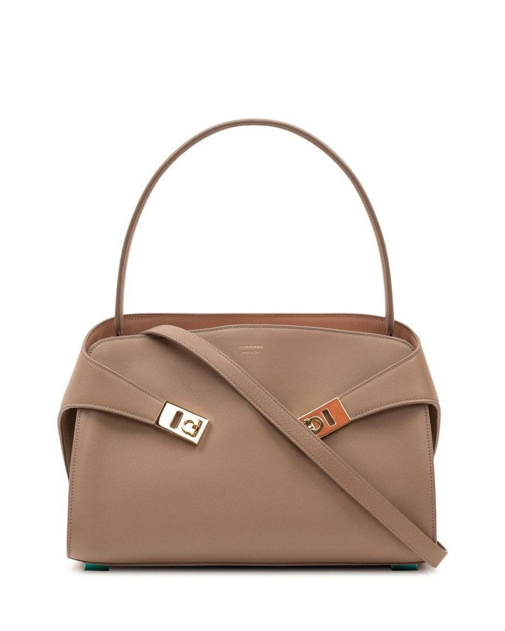 Ferragamo Natural Hug Sh S Handbag