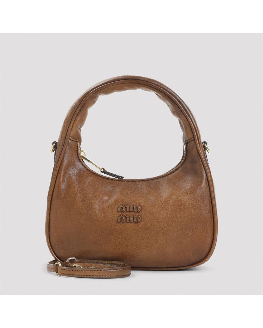 Miu Miu Brown Wander Hobo
