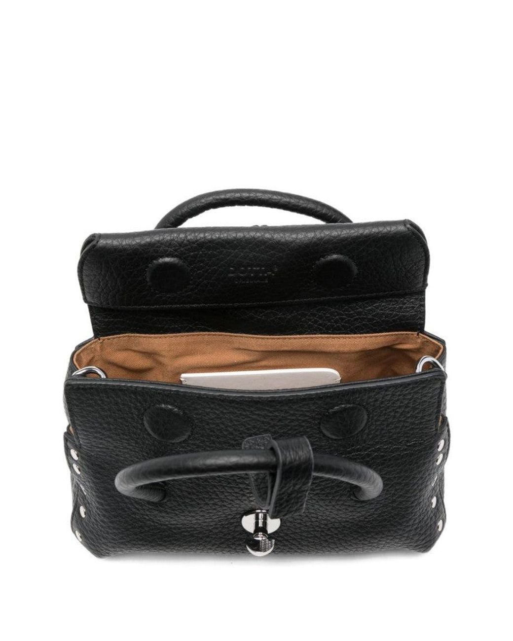 Zanellato Black Dotta Centauro Satchel