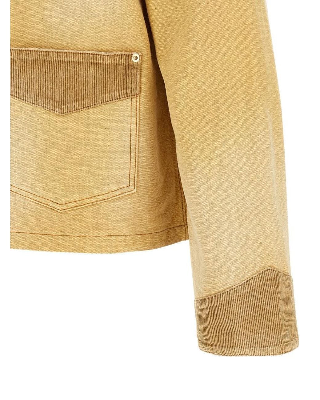 Wales Bonner Yellow Shirt Collar Jacket for men