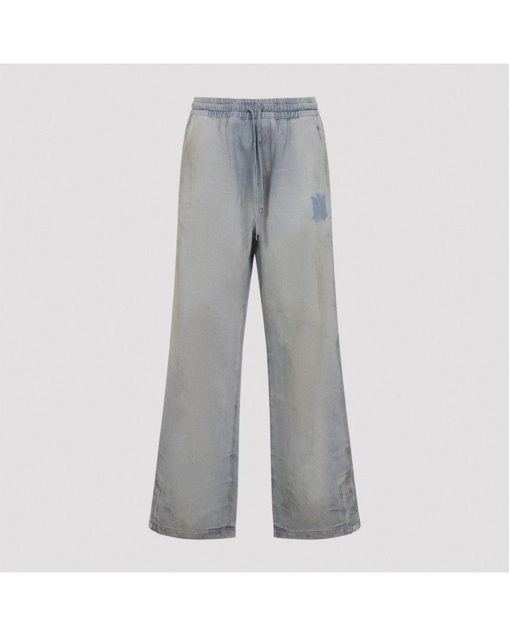 Amiri Gray Light Logo Jeans for men