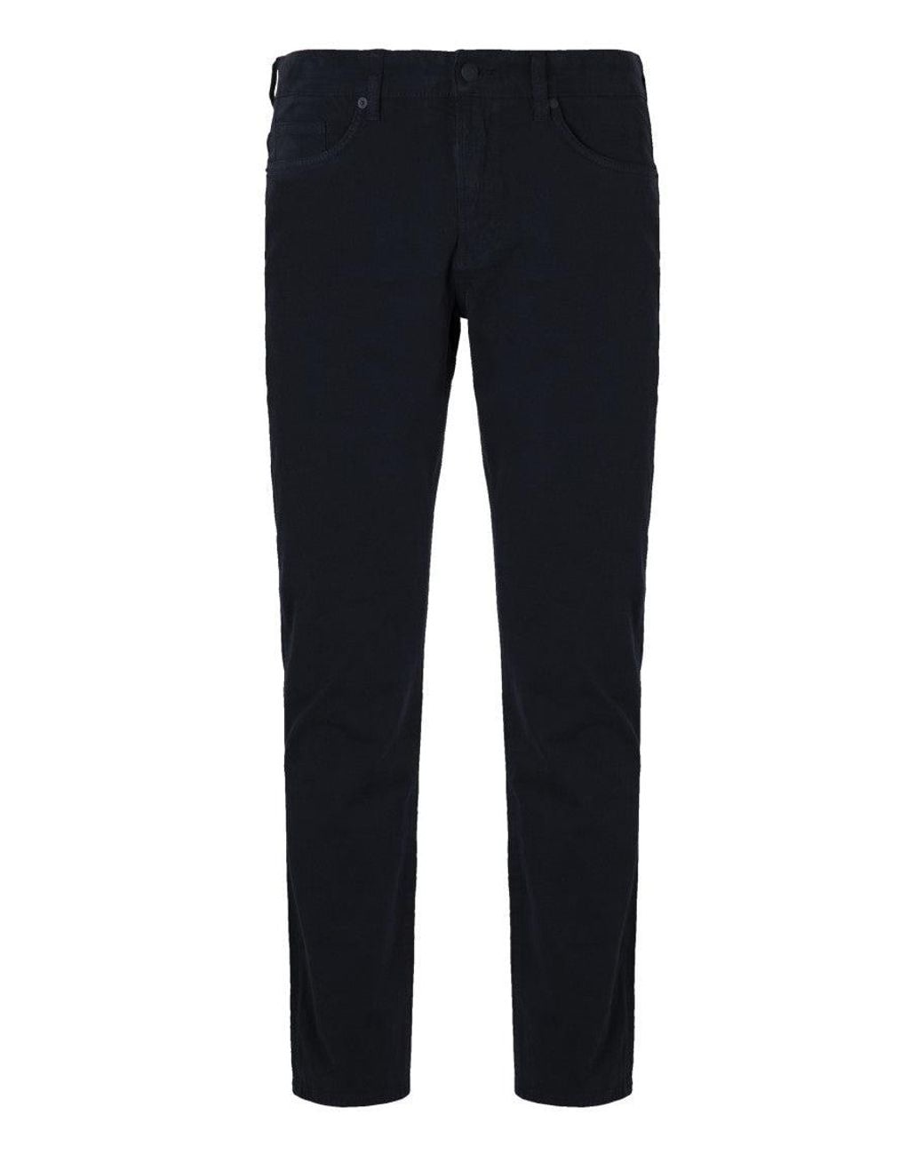 Boss Blue Slim Flat Front Pants for men