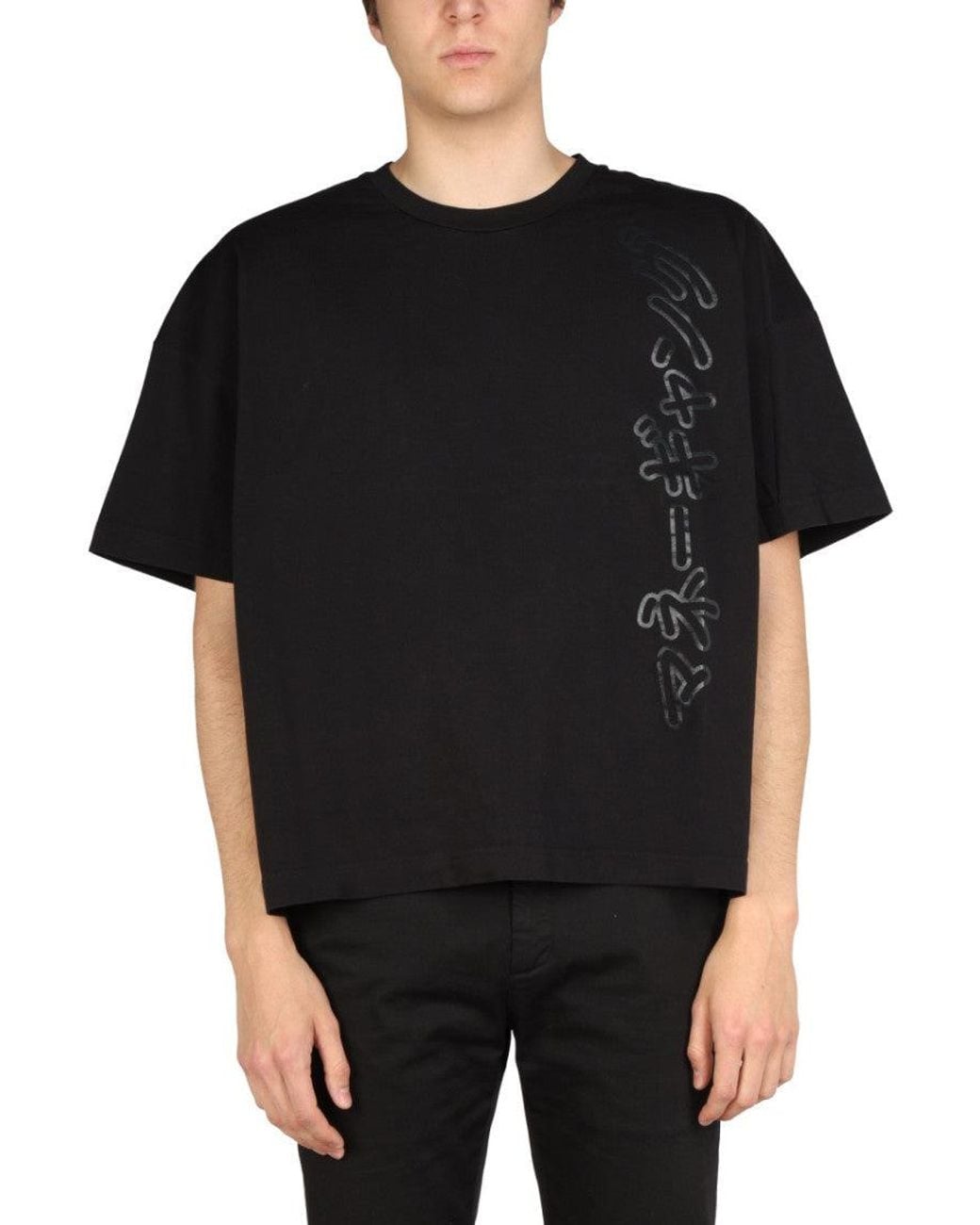Tatras Black Crew Neck T-Shirt for men