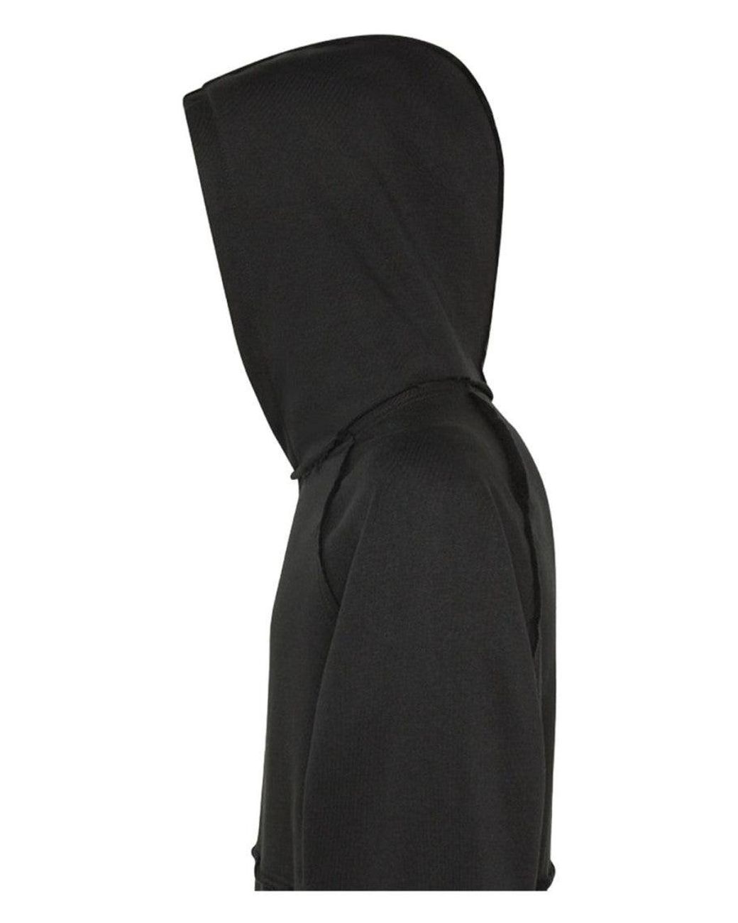 Peuterey Black Cropped Hoodie for men