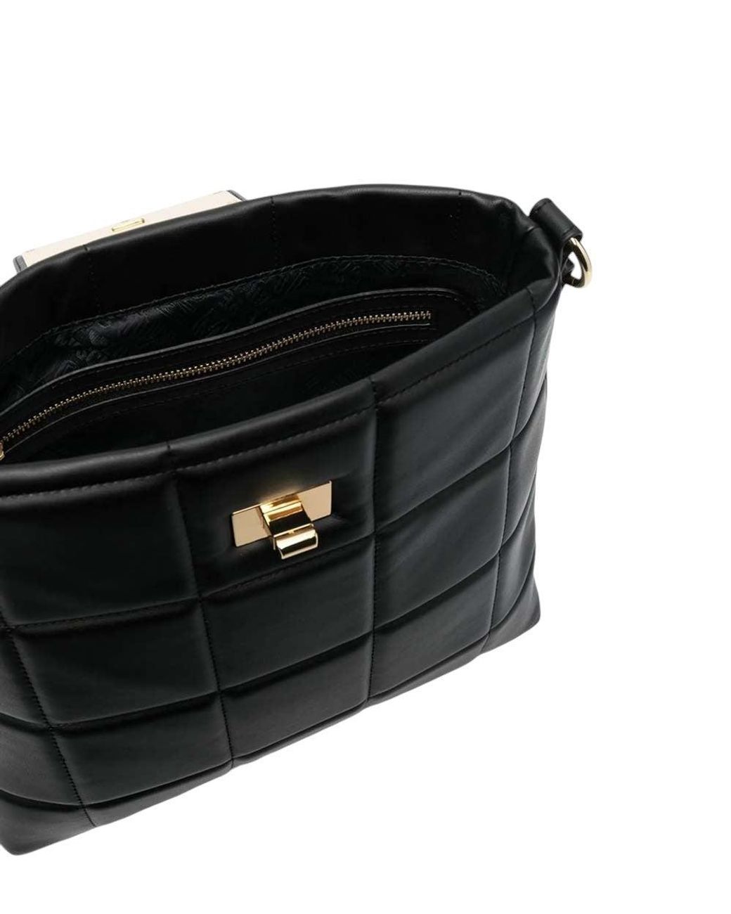 Love Moschino Black Logo Medium Shoulder Bag