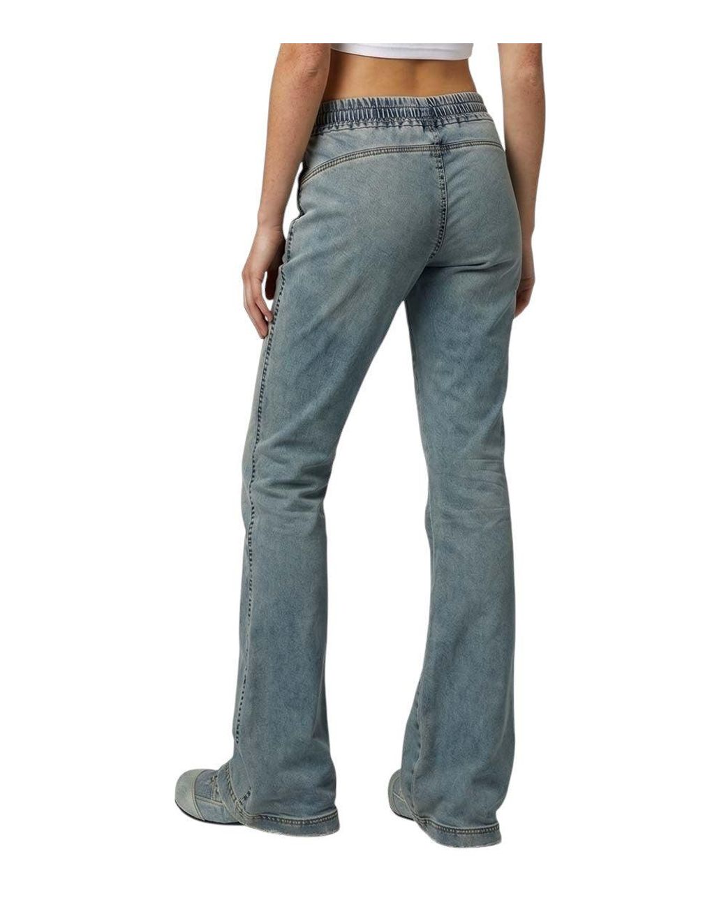DIESEL Blue Bootcut Mid Rise Jeans