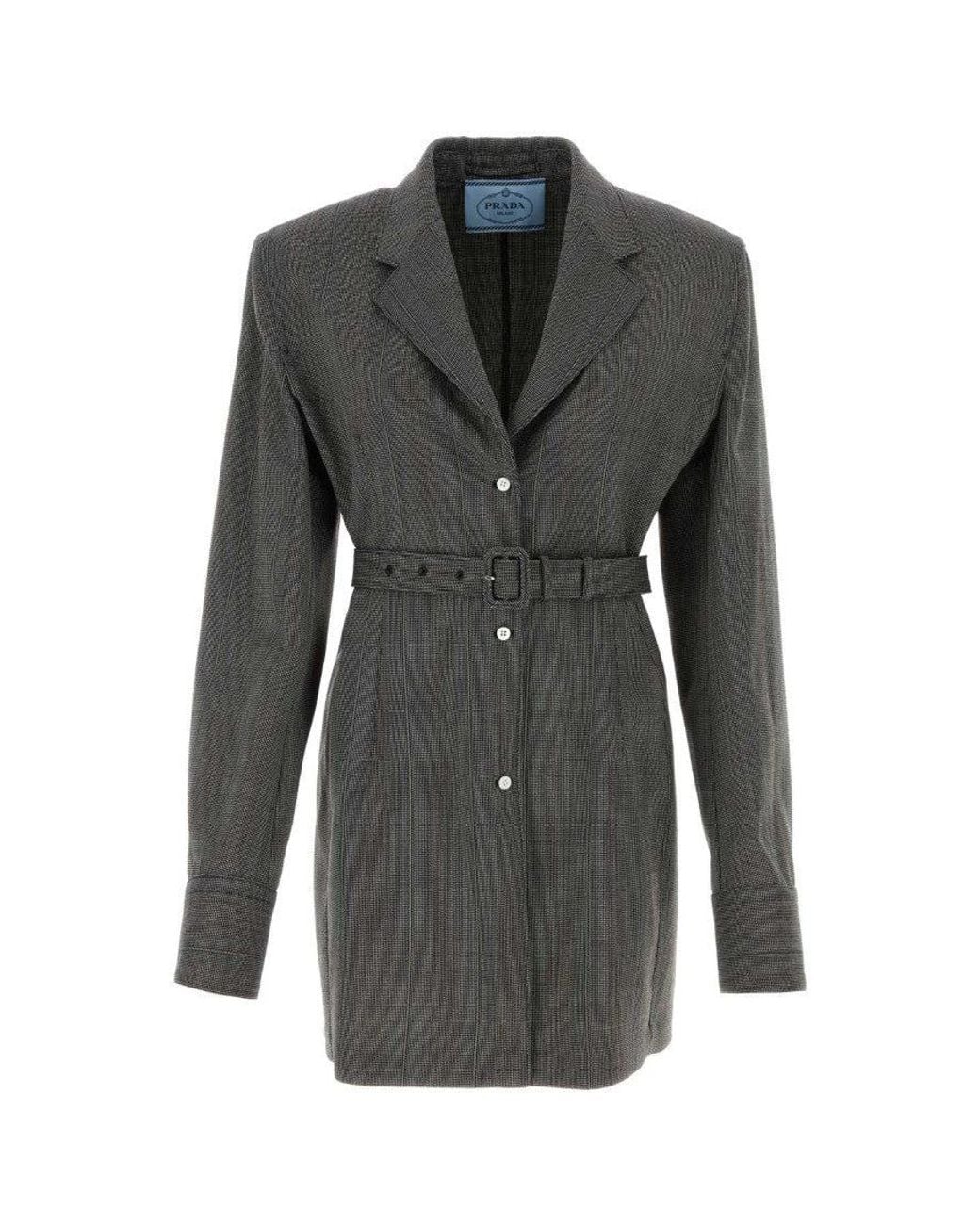 Prada Gray Wool Blazer