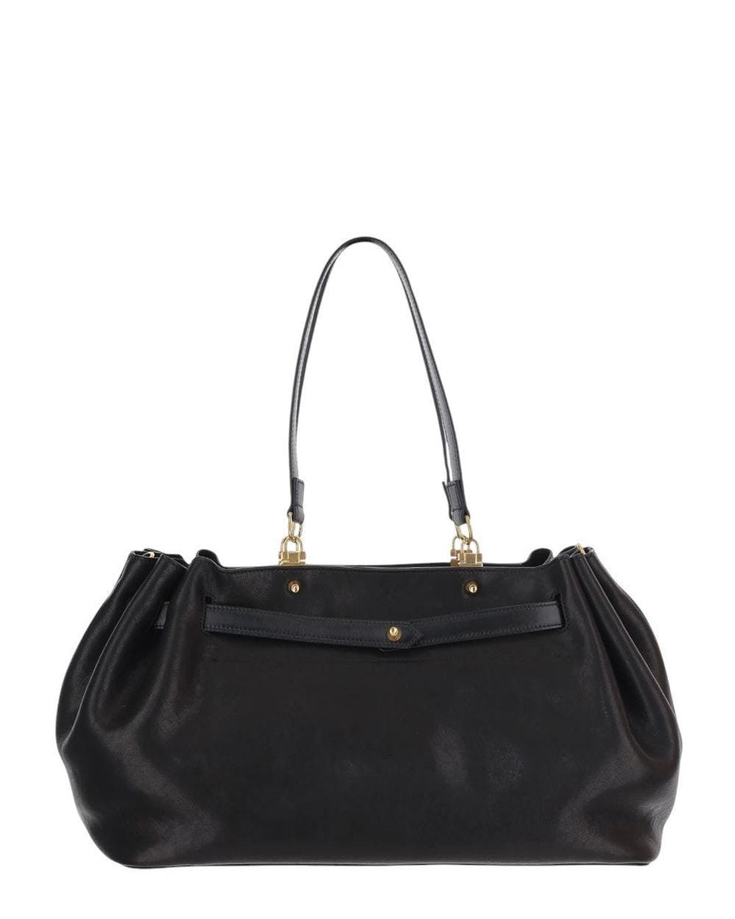 Balenciaga Black Fan Carry All Medium Tote