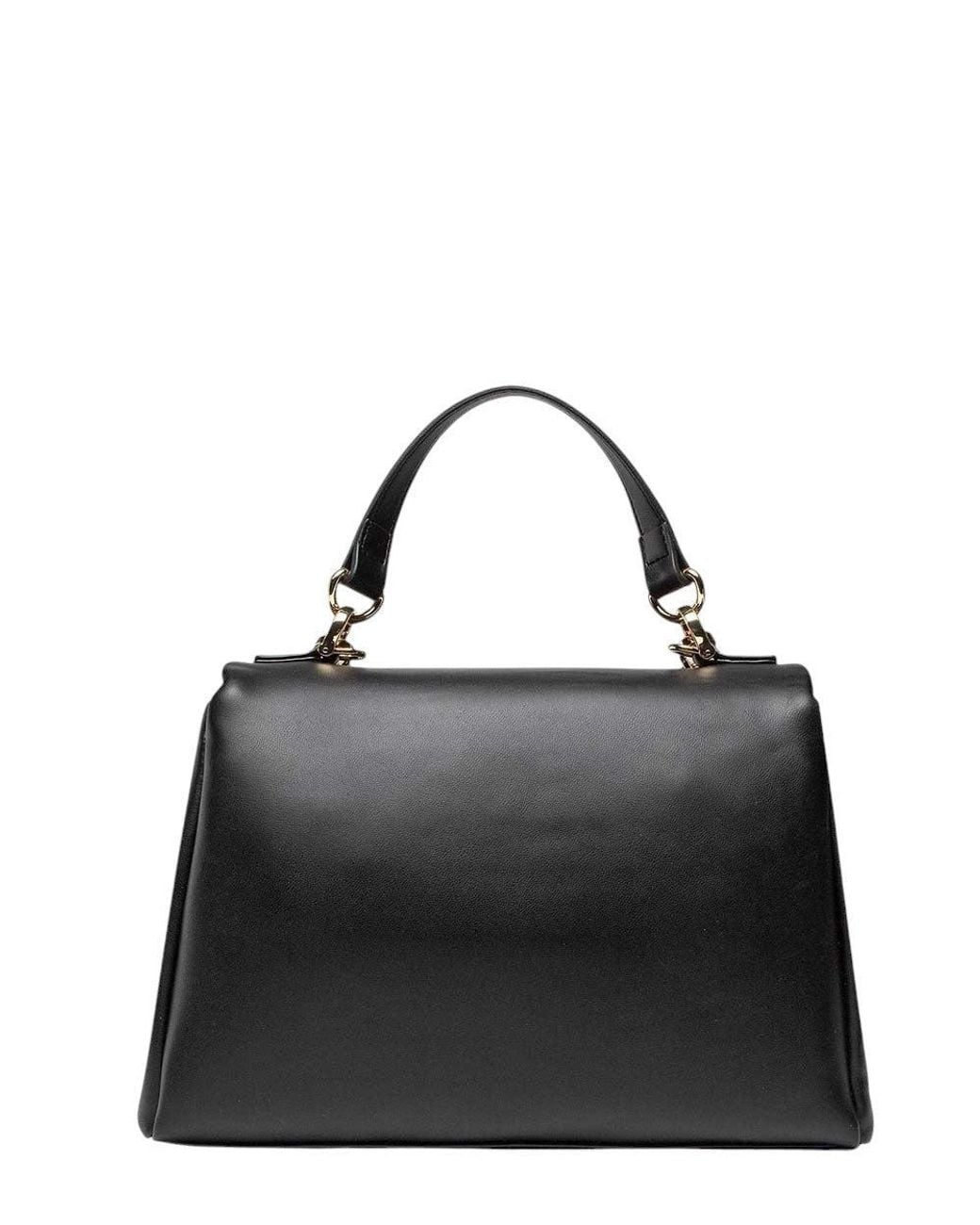 Love Moschino Black Logo Small Satchel