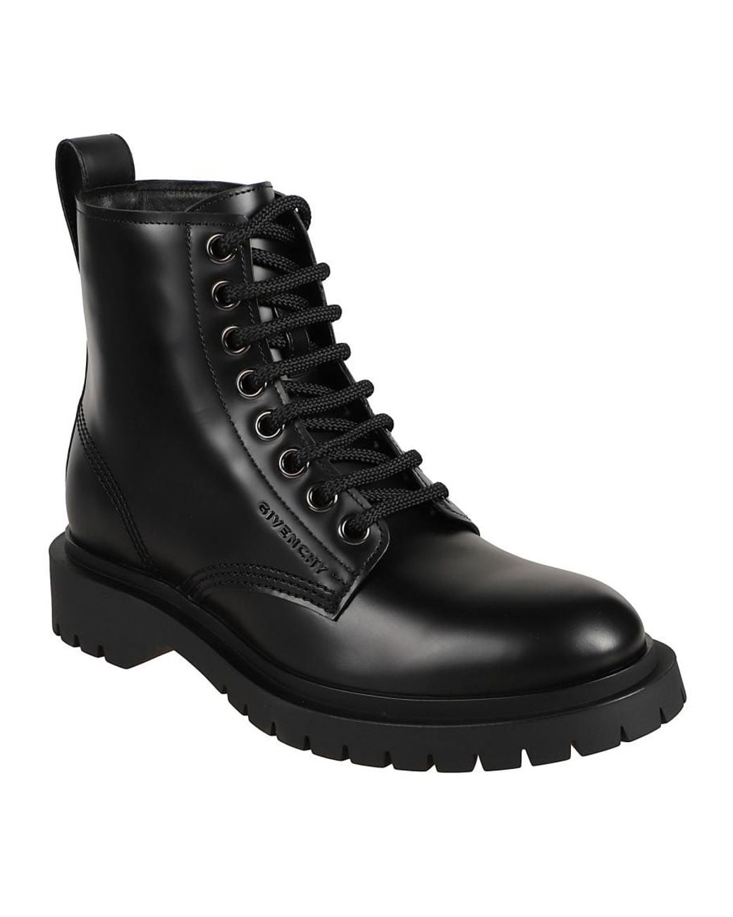 Givenchy Black Ankle Boots Leather