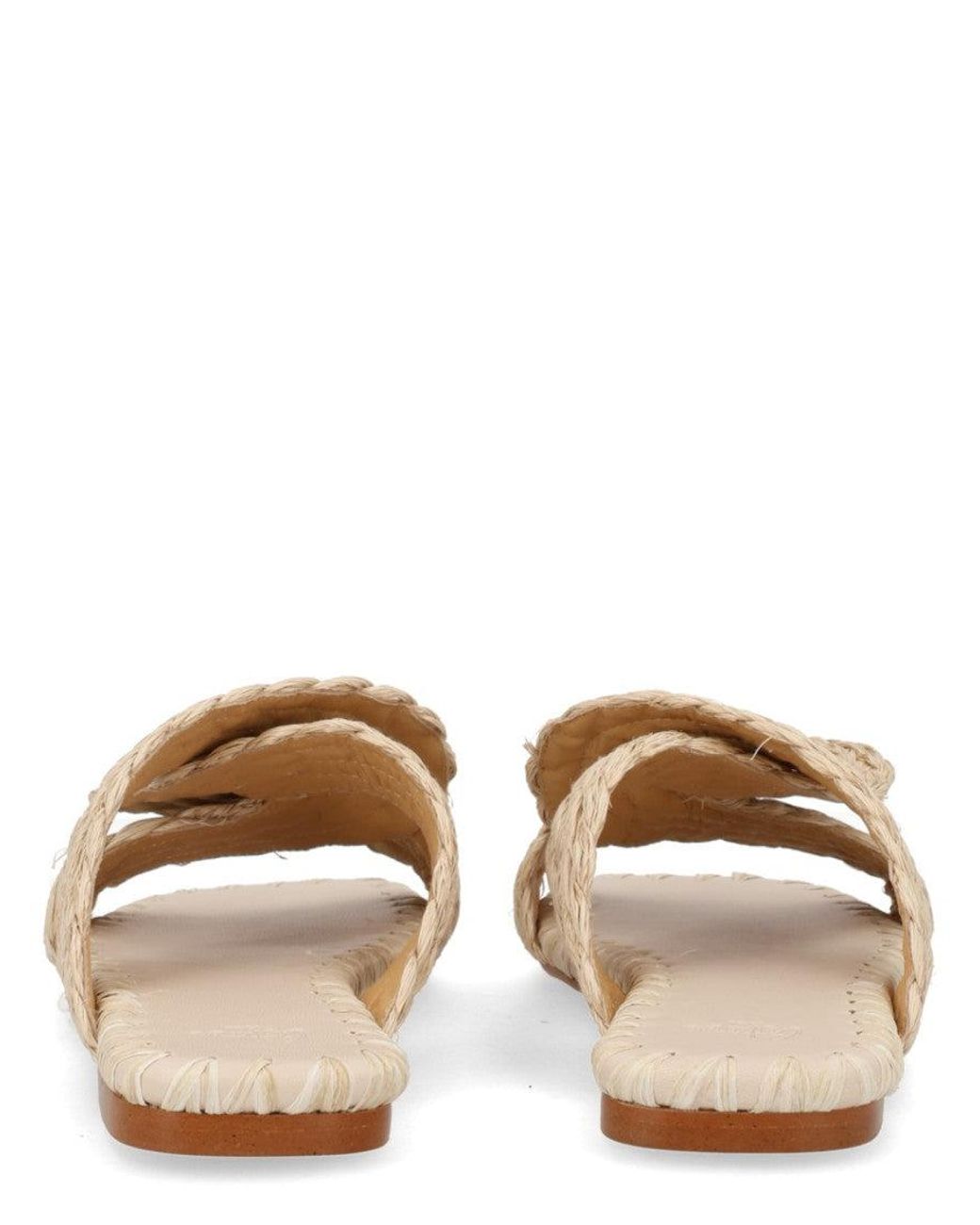 Castaner Natural Woven Sandals