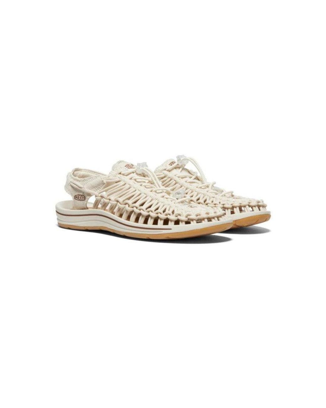 Keen White Uneek Sandals