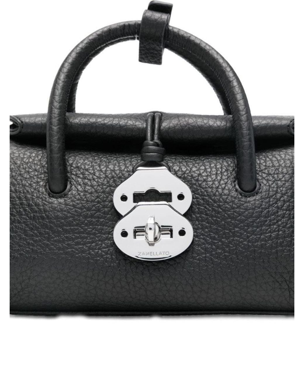 Zanellato Black Dotta Centauro Satchel