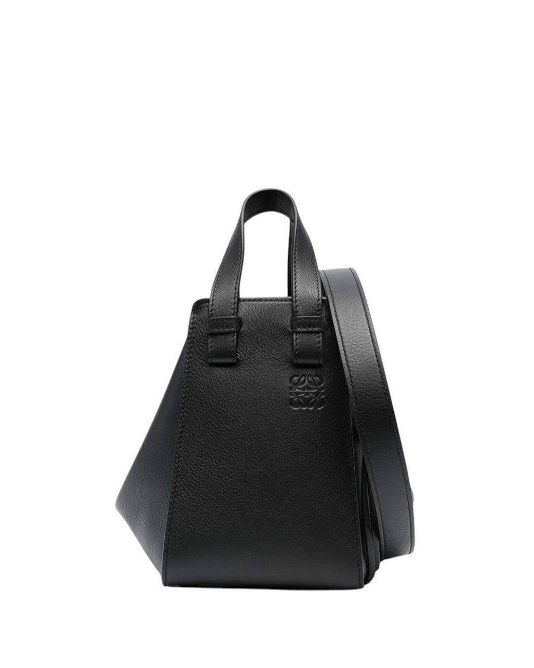 Loewe Black Compact Hammock Mini Satchel