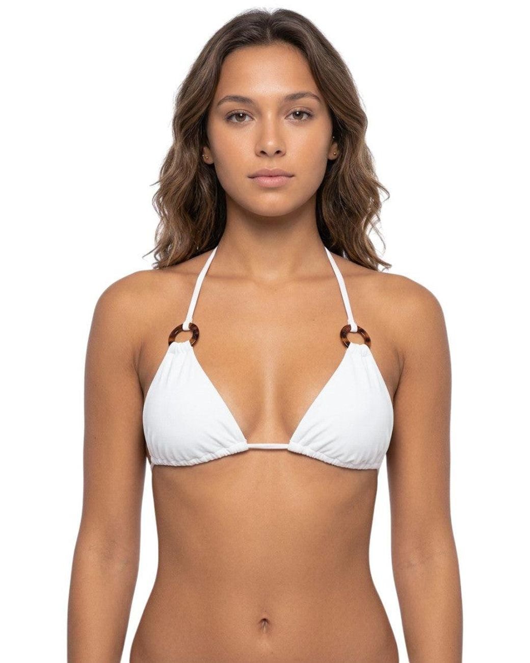 DSquared² White Bikini Top Swimwear
