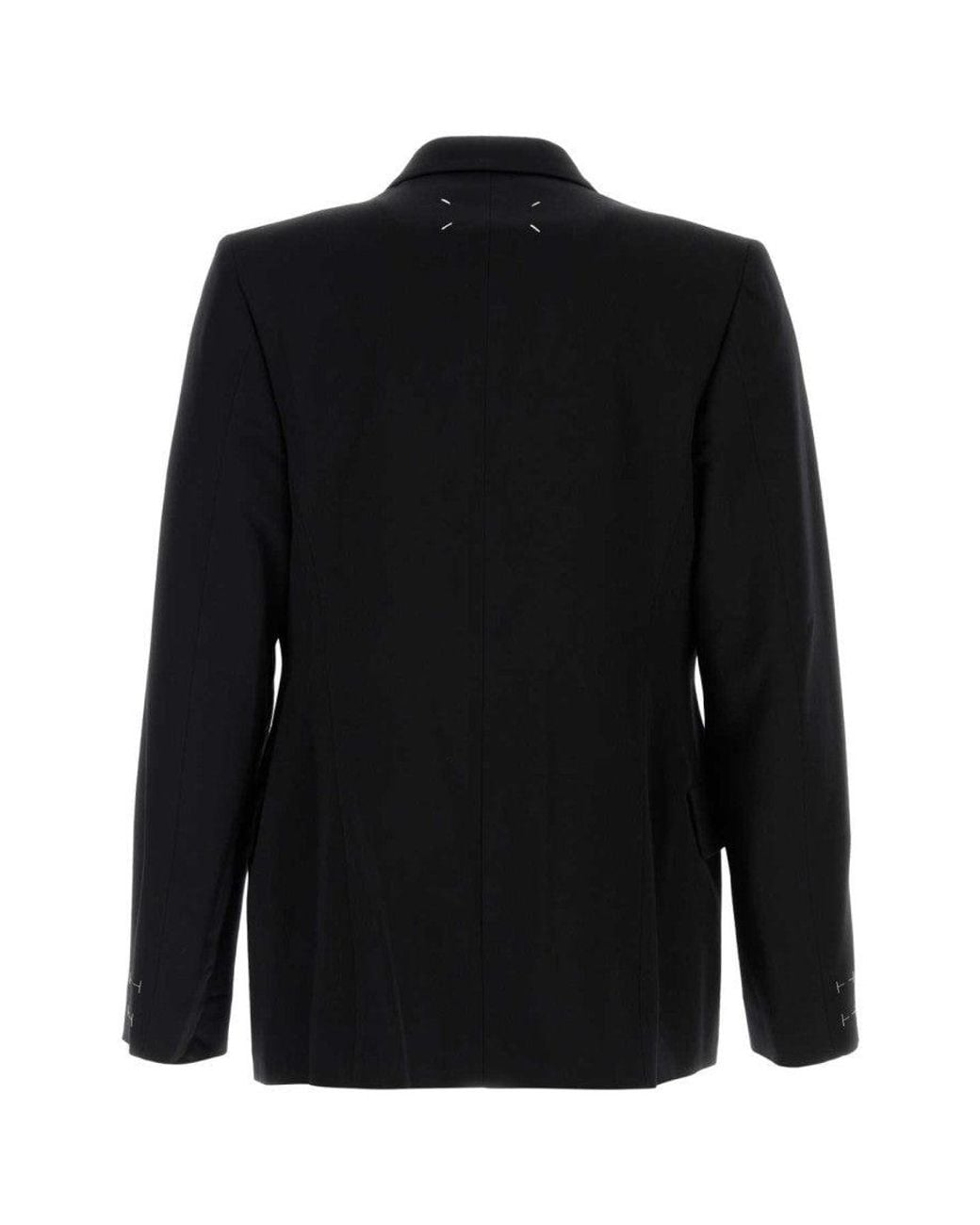 MM6 by Maison Margiela Black Double-Breasted Blazer